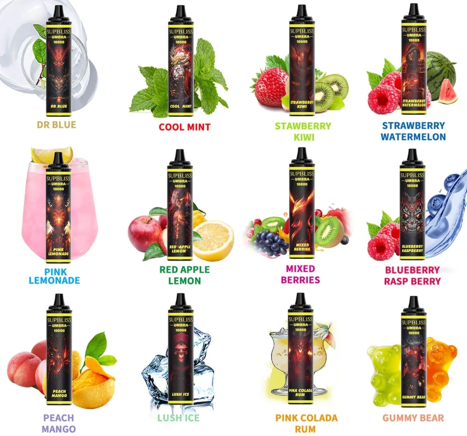 Fumot Supbliss Umbra 10000 Puffs Vape - الفراولة والكيوي: انعطافة جديدة في عالم البخار في الكويت